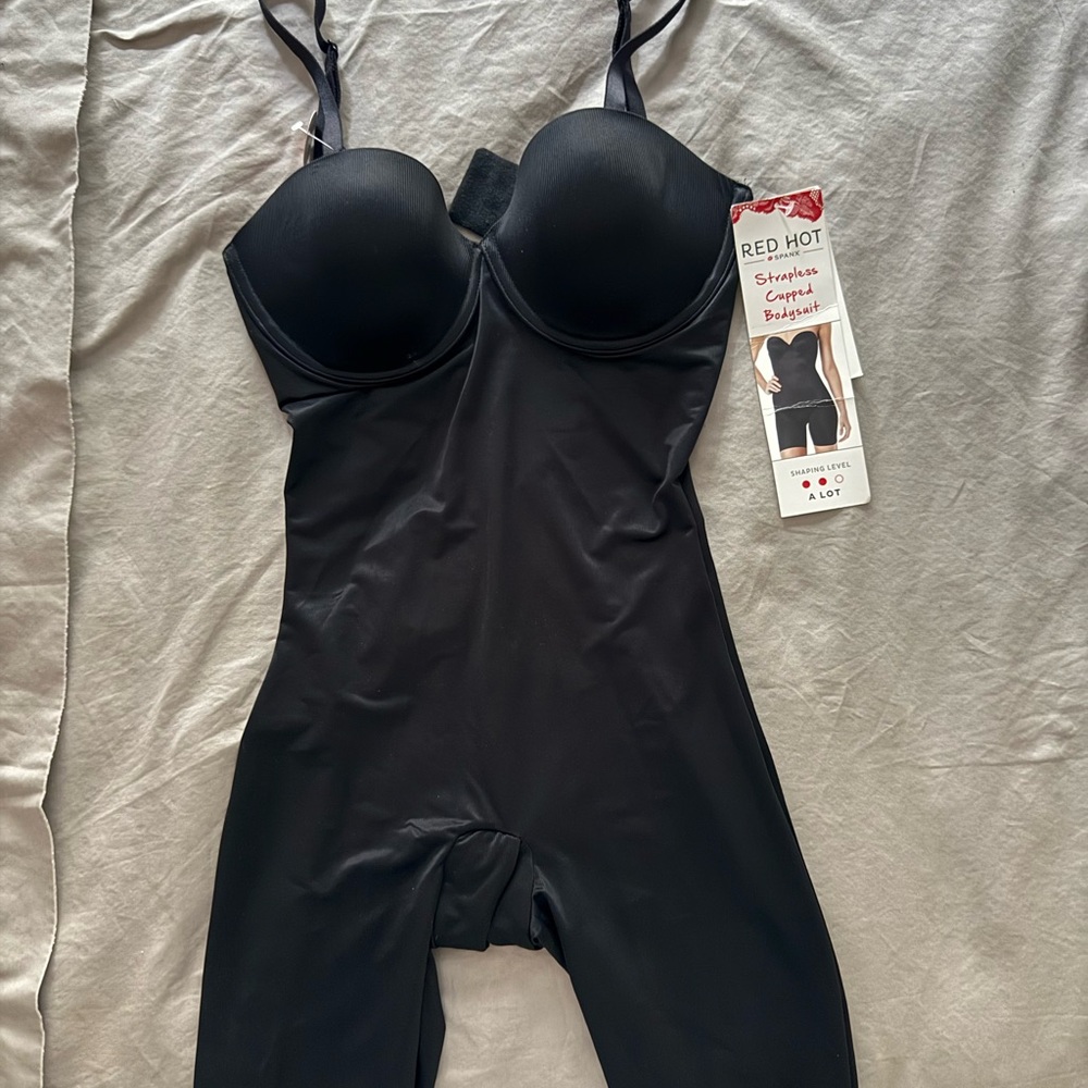 SPANX Black Shapewear Bodysuit